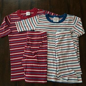 Hanna Andersson 2 short john pj lot 140 (10)